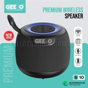 Geeoo Wireless Speaker S10 Bluetooth Portable Speaker - Latest Price in Bangladesh BD