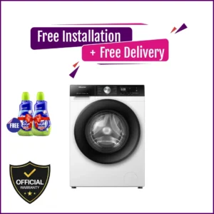 Hisense 8kg Front Load Washing Machine (WF3S8043BW) - Electronics Bangladesh